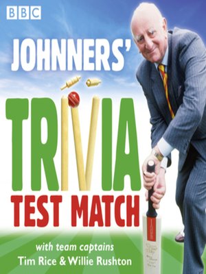 Johnners' Trivia Test Match - Audiobook